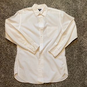 J Crew White Button Down